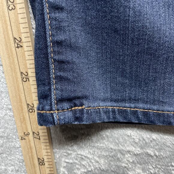 Big Star Jeans Womens 32 Blue Maddie Boot Cut Stretch Distressed Denim -READ- - Picture 13 of 13